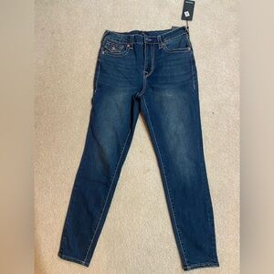 True religion, Halle high-rise super skinny jeans size 30 brand new